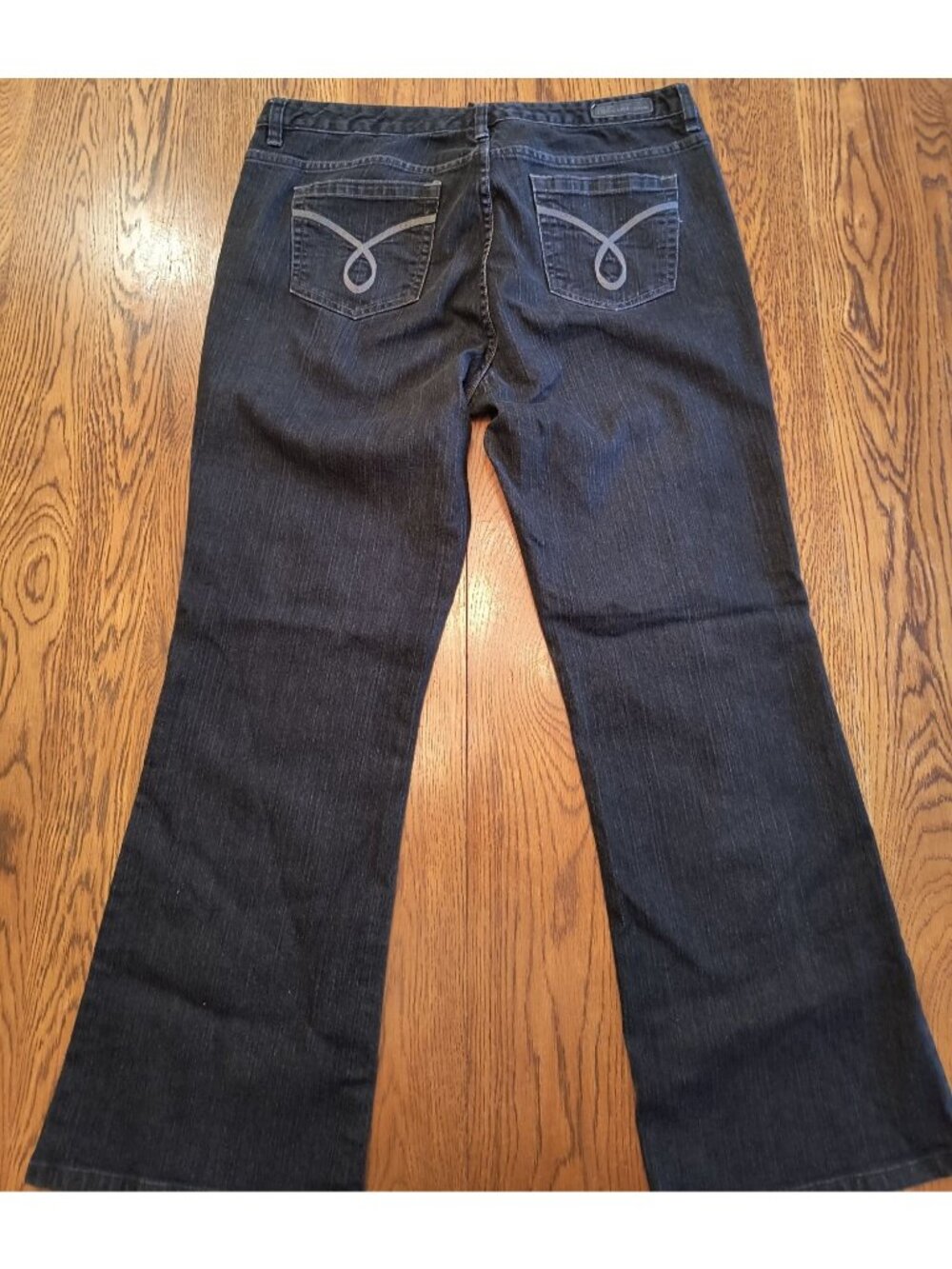 Calvin Klein Ultimate Bootcut Jeans 33/16 Dark Wash Cotton Blend 28" Inseam - Picture 8 of 9